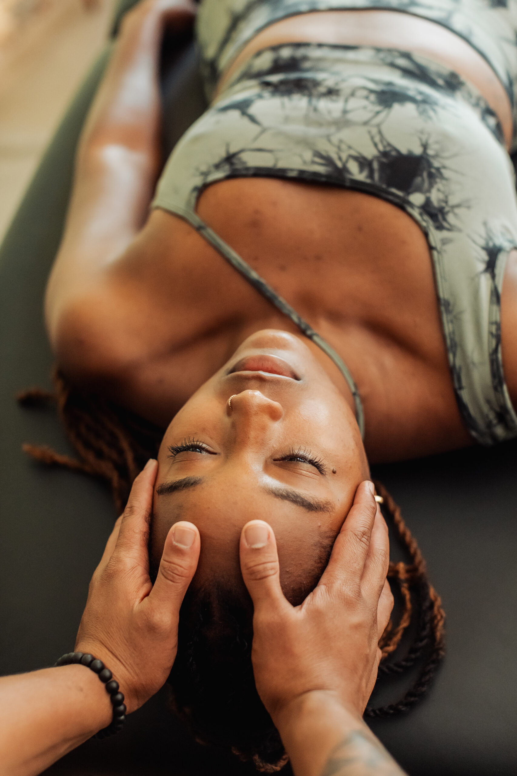 CranioSacral Therapy session to balance nervous system and relieve chronic fight-or-flight with Kian Amir McGraw, Certified Rolfer